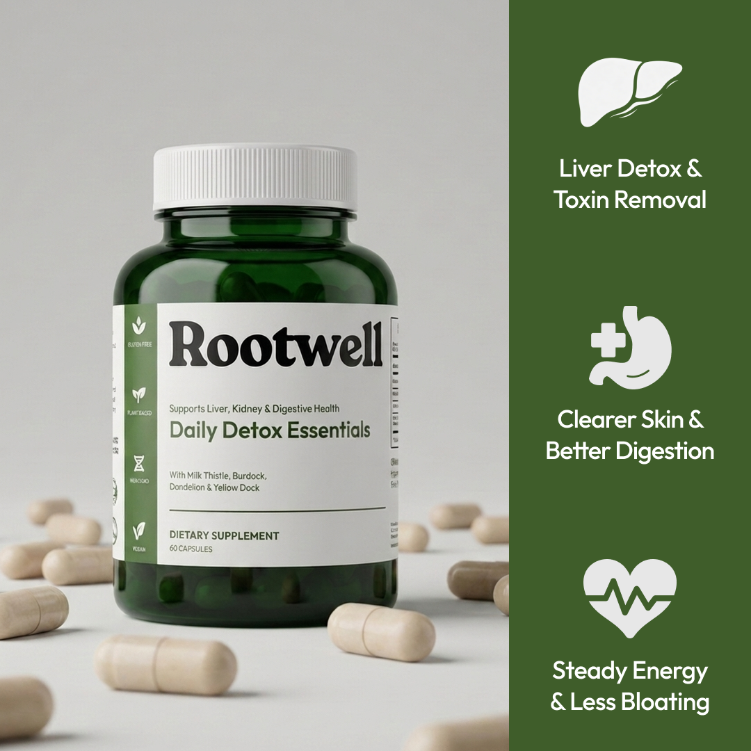 Rootwell Milk Thistle+ Complex To Support Liver Function and Flush Out Toxins